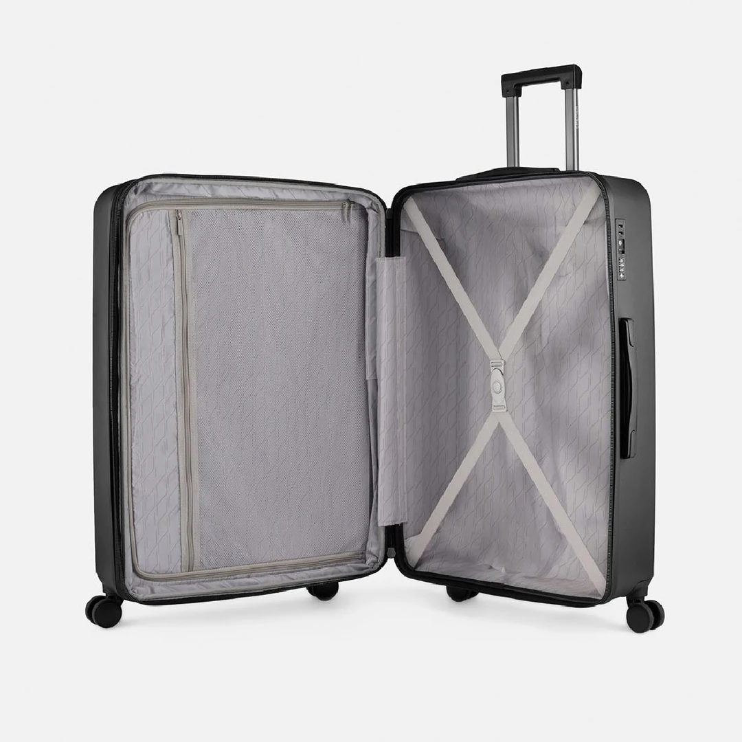 MALETA GRANDE CREPIER OPORTO 3.0 28" DURA NEGRO - 8