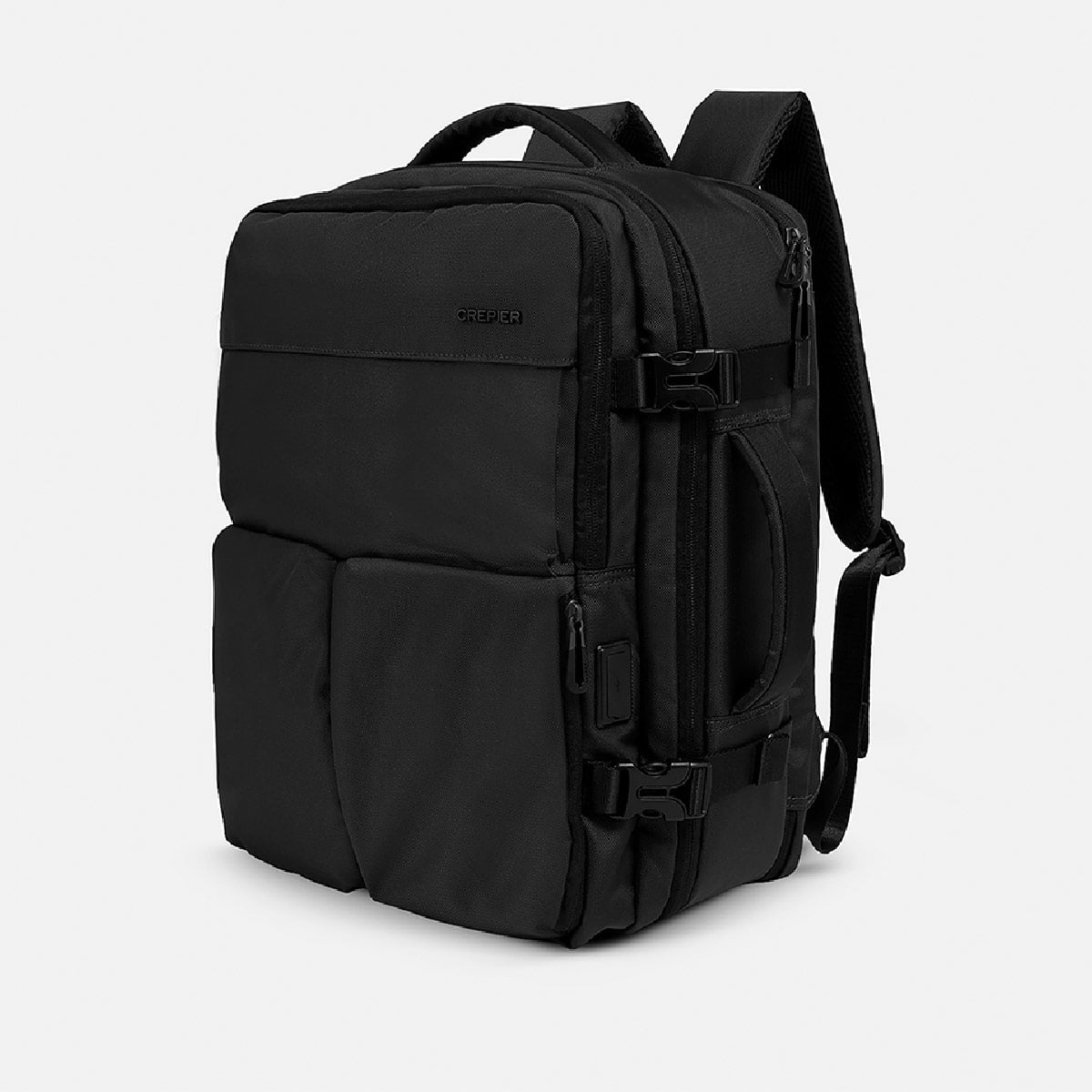 MOCHILA DE VIAJE CREPIER BURNEO PLUS GRANDE NEGRO - 1