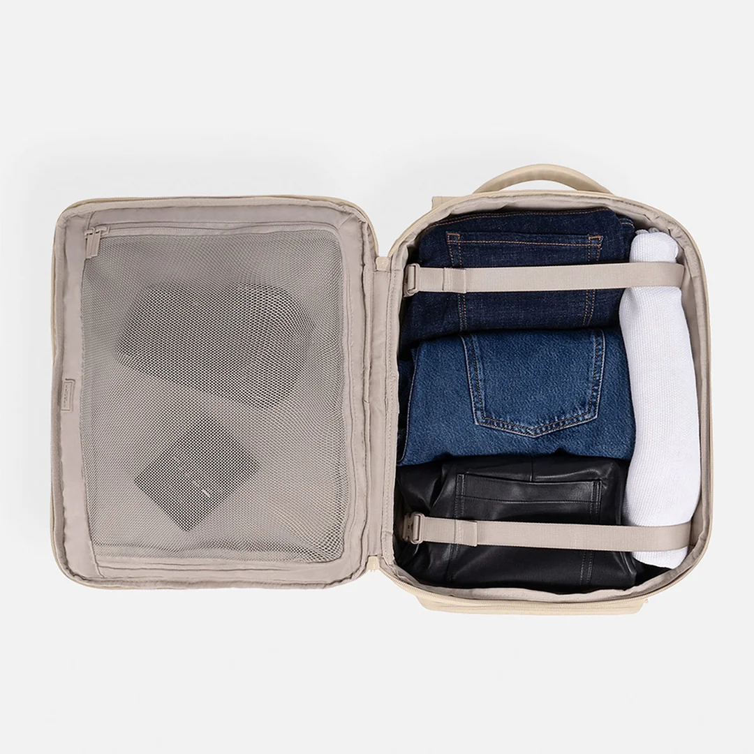 MOCHILA DE VIAJE CREPIER DALLAS 3.0 GRANDE BEIGE - 8