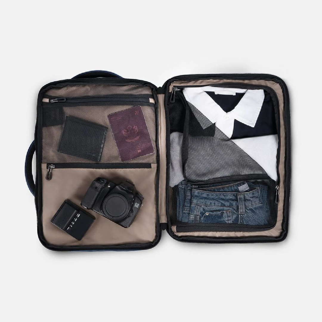 MOCHILA DE VIAJE CREPIER PRESTON PLUS 28" GRANDE GUINDA - 11