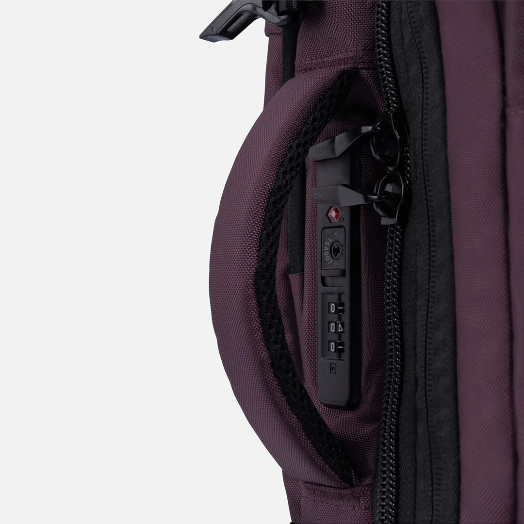 MOCHILA DE VIAJE CREPIER PRESTON PLUS 28" GRANDE GUINDA - 6