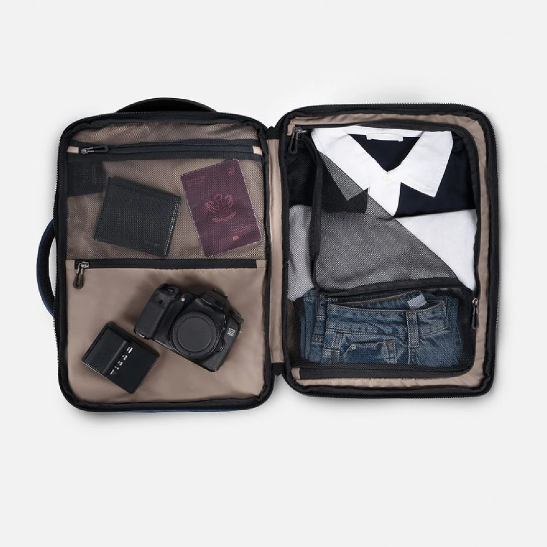 MOCHILA DE VIAJE CREPIER PRESTON PLUS 28" GRANDE NEGRO - 11
